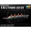 Academy R.M.S. Titanic + LED SetUpper Deck And Cabin Lighting EffectMCP (Multi Coloured Parts)LED Unit.Display Stand With Battery Holder