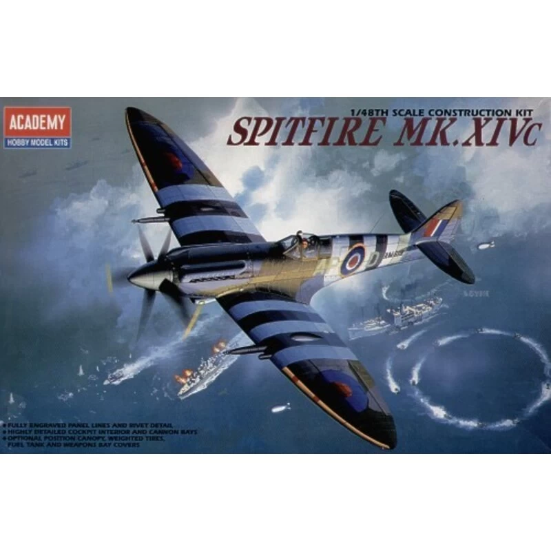 Academy Supermarine Spitfire Mk.XIVc Model Kit 5 Academy Supermarine Spitfire Mk.XIVc Model Kit - Image 3