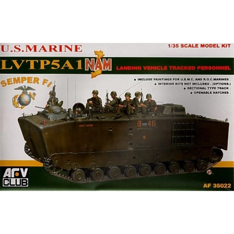 AFV Club U.S.Marine LVTP5A1 Model Kit 3 AFV Club U.S.Marine LVTP5A1 Model Kit