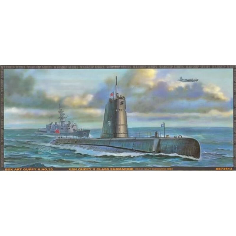 AFV Club Guppy II US Navy Submarine Model Kit 3 AFV Club Guppy II US Navy Submarine Model Kit