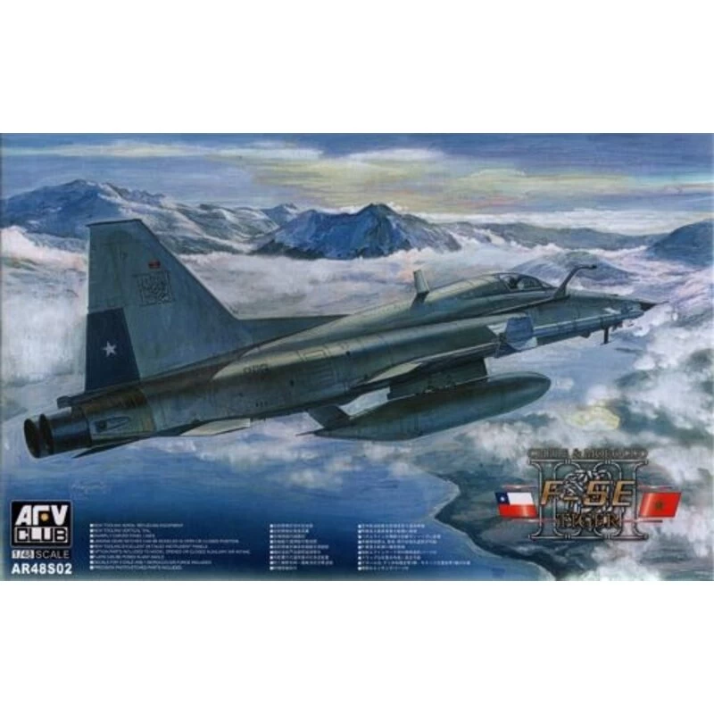 AFV Club F-5E Tiger III Chilean & Morocco Model Kit 3 AFV Club F-5E Tiger III Chilean & Morocco Model Kit
