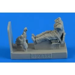 Soviet Woman Pilot WWII With Seat For Polikarpov Po-2 (designed To Be Used With ICM Kits)