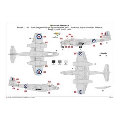 Airfix Gloster Meteor F.8 Korean War Model Kit -Professional Model Toy Store airfix ax09184 gloster meteor f 8 korean war 2