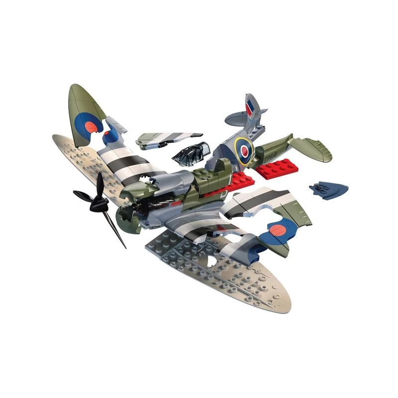 Airfix Supermarine Spitfire D-Day QUICK BUILD (No Glue Or Paint Required) Model Kit 3 Airfix Supermarine Spitfire D-Day QUICK BUILD (No Glue Or Paint Required) Model Kit