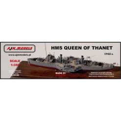 HMS Queen Of Thanet British Armed Paddle Steamer WWII Model Kit