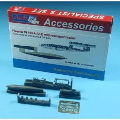 Fieseler Fi-103A (V-1) With Transport Trailer Model Kit