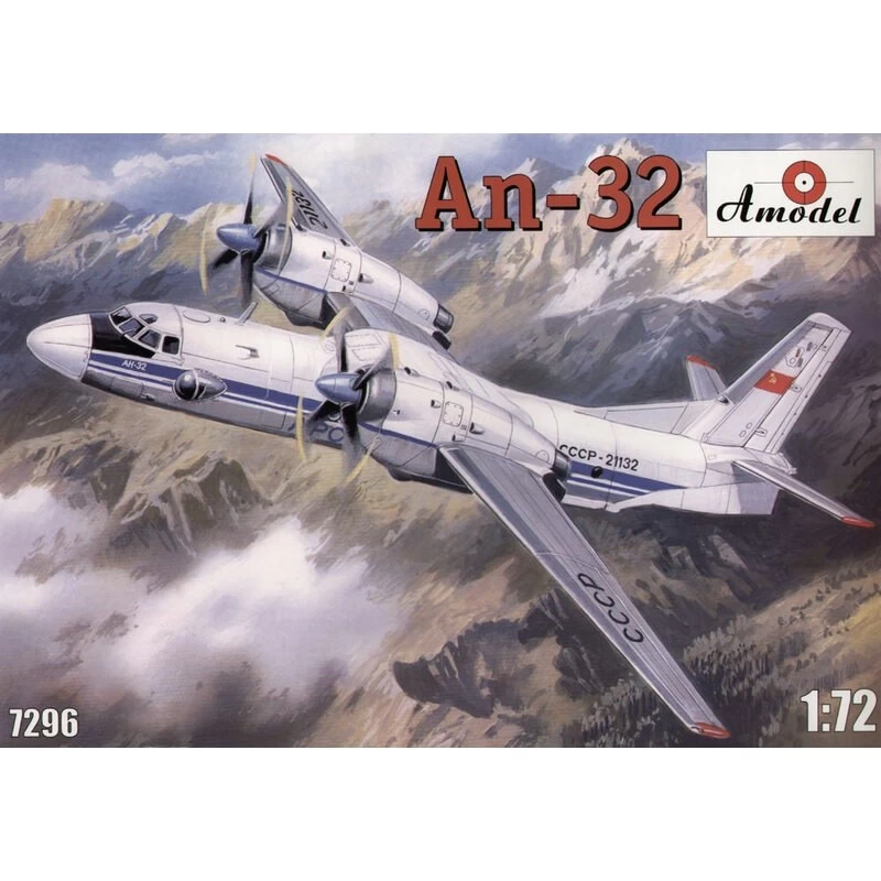 Antonov An-32 Soviet Transport Aircraft Model Kit 3 Antonov An-32 Soviet Transport Aircraft Model Kit