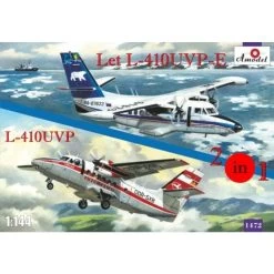 Let L & L-410UVP 410UVP-E (decals Interflug POLAR AVIATION) 2 Aircrafts Model Kit