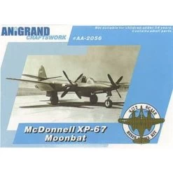 McDonnell XP-67 Moonbat. In 1939, USAAF Issued A Specification 'R-40' For A Long-range Twin-engine Fighter. McDonnell Submitted