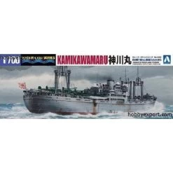 Aoshima Japanese Seaplane Tender Kamikawa Maru Model Kit