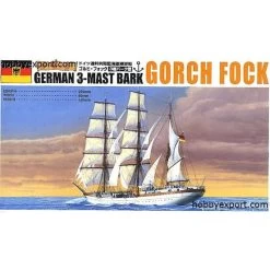 Aoshima German 3 Mast Bark Gorch Fock Model Kit