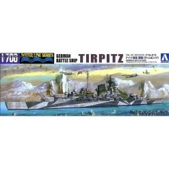 Aoshima German Battleship Tirpitz Model Kit