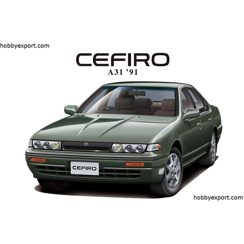 Aoshima Nissan A31 Cefiro 1991 Model Kit 3 Aoshima Nissan A31 Cefiro 1991 Model Kit