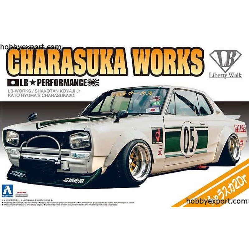 Aoshima Charasuka Works 2dr Lb Work Model Kit 3 Aoshima Charasuka Works 2dr Lb Work Model Kit