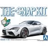 Aoshima Toyota Gb Supra White Metallic Snap Kit Model Kit