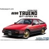 Aoshima Toyota Ae86 Sprinter Trueno Gt Apex 1984 Model Kit