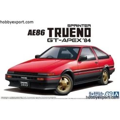 Aoshima Toyota Ae86 Sprinter Trueno Gt Apex 1984 Model Kit
