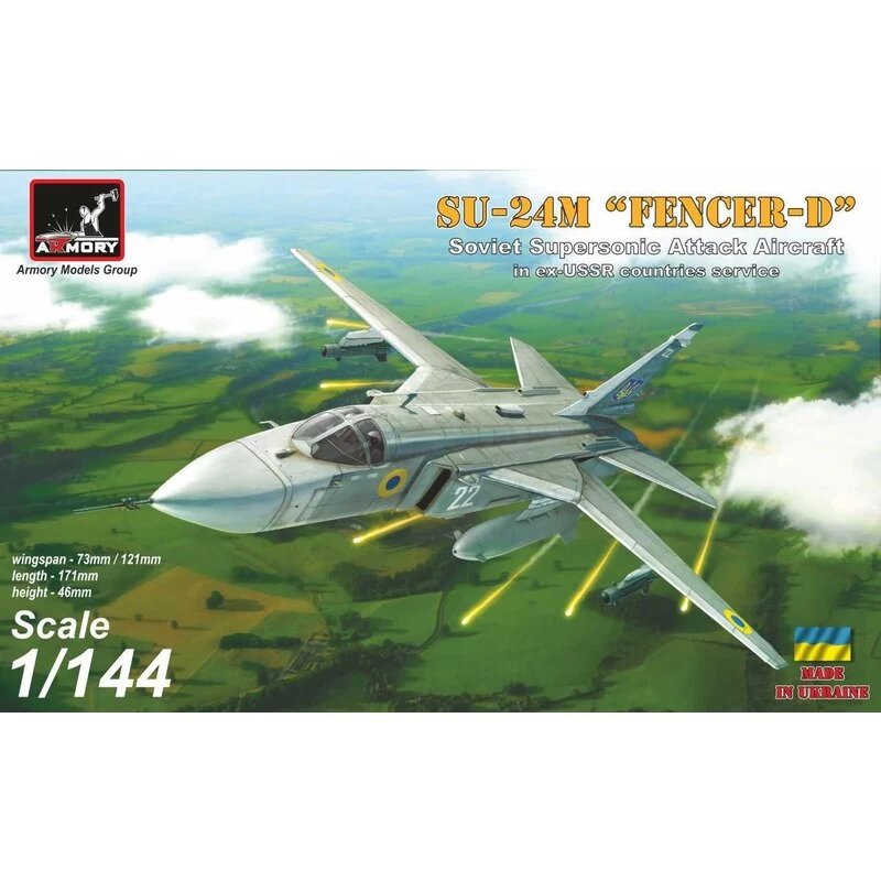 Sukhoj Su-24M "Fencer" In Ex-USSR Countries Service: USSR, Ukraine, Belarus' Model Kit 3 Sukhoj Su-24M "Fencer" In Ex-USSR Countries Service: USSR, Ukraine, Belarus' Model Kit
