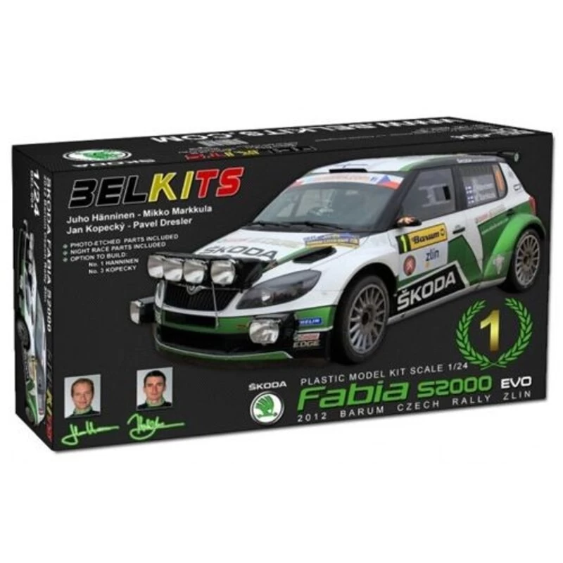 Skoda Fabia S2000 Evo Rally Model Kit 3 Skoda Fabia S2000 Evo Rally Model Kit
