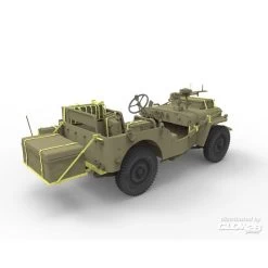 BRITISH RECCE AND SIGNALS LIGHT TRUCK (2 KITS) With CREWS Model Kit -Professional Model Toy Store bronco models 3435218 british recce and signals light truck 2 kits w 2