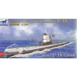 German Long Range Submarine Type IX Model Kit