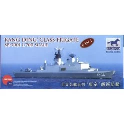 Kang Ding Class Frigate With Etched Railings And Stand Model Kit