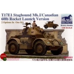 T17E1 Staghound Mk. I (Late Production) With 60lb Rocket Model Kit