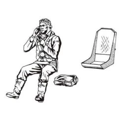 P.Clostermann RAF Ace Figure