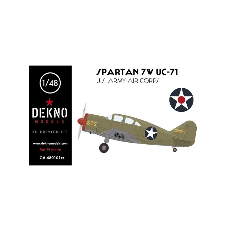 Spartan 7W UC-71 USAAC These Are 3D Printed And Made To Order Model Kit 3 Spartan 7W UC-71 USAAC These Are 3D Printed And Made To Order Model Kit