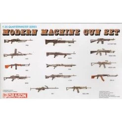 Dragon Modern Machine Gun Set Model Kit