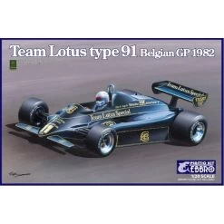 Team Lotus Type 91 Belgian GP 1982 Model Kit