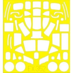 Eduard Lockheed PV-1 Ventura (designed To Be Used With Revell Kits) (made From Yellow Japanese Produced Kabuki Tape)