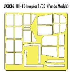Eduard Bell UH-1D Iroquois (designed To Be Assembled With Model Kits From Panda) (made From Yellow Kabuki Tape Produced In Japan)