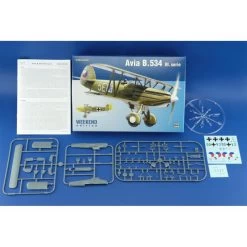 EDUARD: 1/72; Avia B.534 III. Serie Model Kit -Professional Model Toy Store eduard edu7429x eduard 1 72 avia b 534 iii serie 1