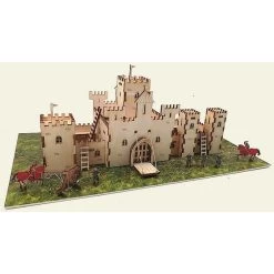 Medieval Castle Wooden Kit 1:72 Building Model Kit -Professional Model Toy Store esprit maquette km1001 medieval castle wooden kit 1 72 2