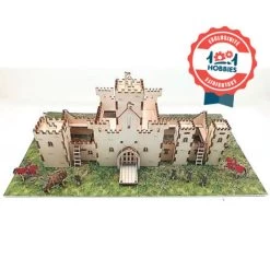 Medieval Castle Wooden Kit 1:72 Building Model Kit