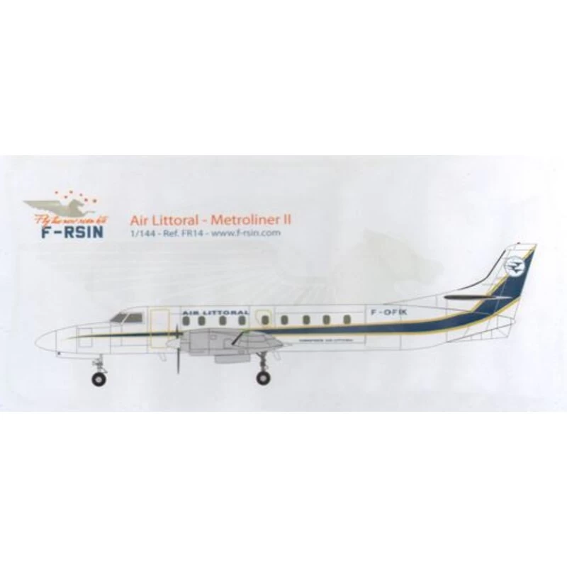 Metroliner II - Air Littoral Model Kit 3 Metroliner II - Air Littoral Model Kit