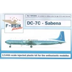 Douglas DC-7C. Decals Sabena Model Kit