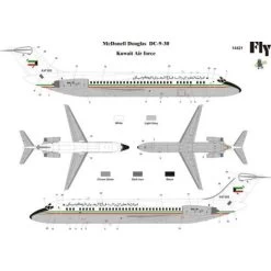 Fly Douglas DC-9-30 Kuwait Air Force Model Kit
