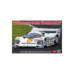 Hasegawa Plastic Model Car Porsche 962C "Winner Of Supercup Nürburgring 1987" 1:24 Model Kit