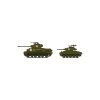 Hasegawa Plastic Tank Models M4A3E8 Sherman And M24 Chaffee 1:72 Model Kit
