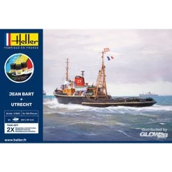 Heller STARTER KIT JEAN BART + UTRECHT Twinset Model Kit -Professional Model Toy Store heller 1000556020 starter kit jean bart utrecht twinset 2