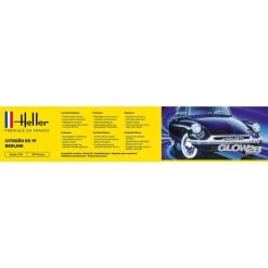 Heller STARTER KIT Citroen DS 19 Model Kit 11 Heller STARTER KIT Citroen DS 19 Model Kit -Professional Model Toy Store heller 1000567950 starter kit citroen ds 19 4