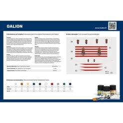 Heller STARTER KIT Galion Model Kit -Professional Model Toy Store heller 1000568350 starter kit galion 3
