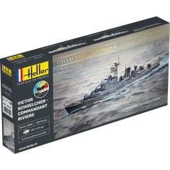 Heller Starter Kit Victor Schoelcher - Commandant Riviere Model Kit