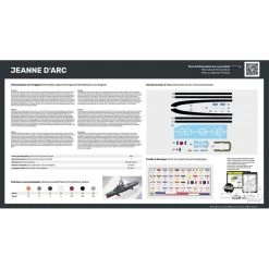 Heller STARTER KIT Jeanne D'Arc Model Kit 11 Heller STARTER KIT Jeanne D'Arc Model Kit -Professional Model Toy Store heller 1000570340 starter kit jeanne d arc 3