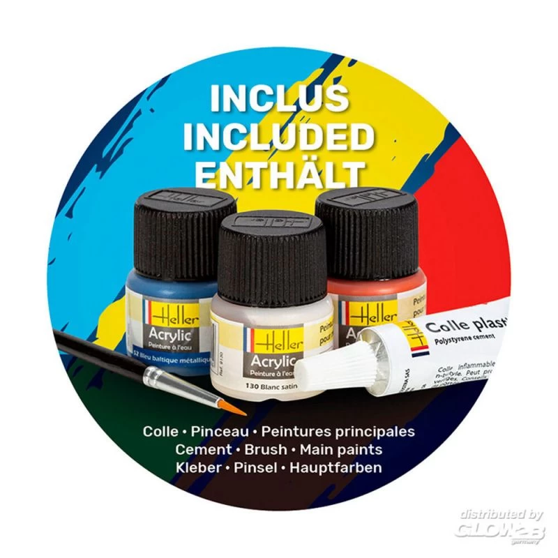 Heller STARTER KIT Jeanne D'Arc Model Kit 8 Heller STARTER KIT Jeanne D'Arc Model Kit - Image 6