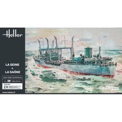 Heller La Seine + La Saone Twinset Model Kit -Professional Model Toy Store heller 1000850500 la seine la saone twinset 2