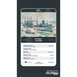 Heller La Seine + La Saone Twinset Model Kit -Professional Model Toy Store heller 1000850500 la seine la saone twinset 5