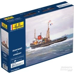Heller JEAN BART + UTRECHT Twin Set Model Kit